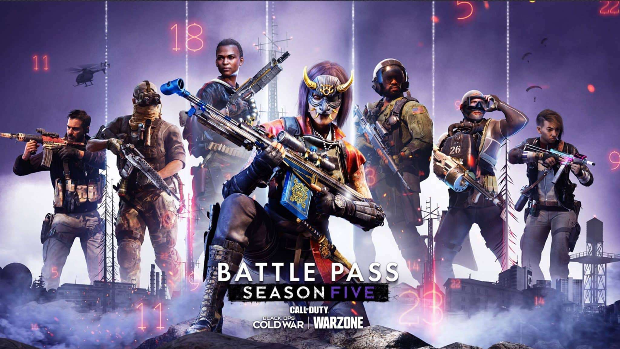Warzone and Black Ops COld War Season 5 Battle Pass