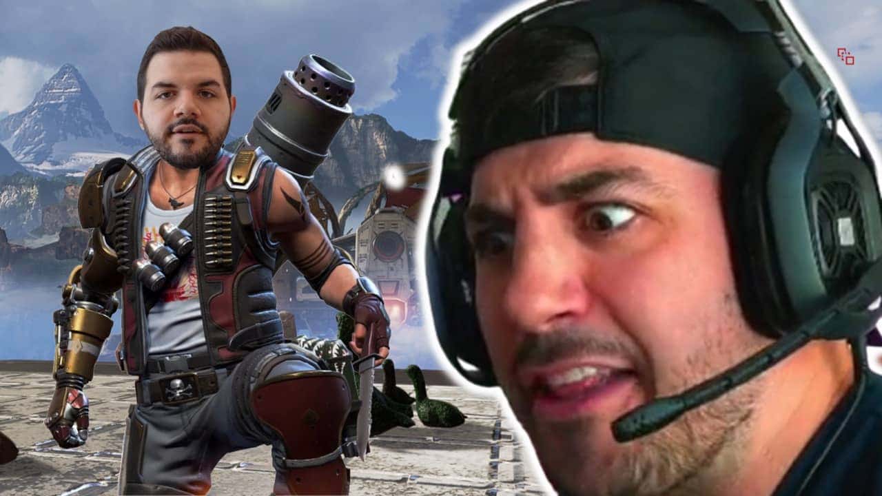 apex legends with nickmercs and courage