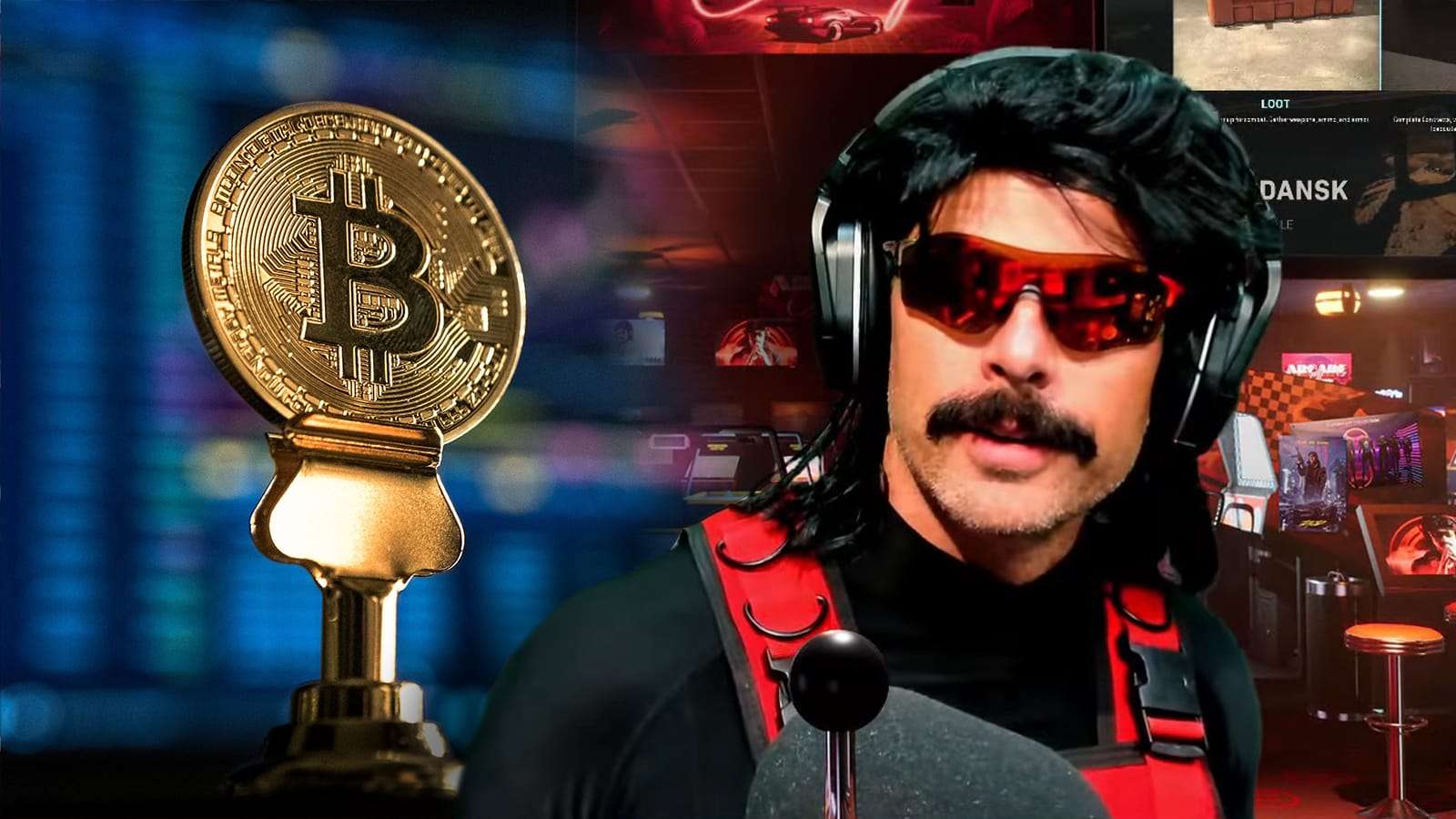Dr Disrespect using NFT in new video game