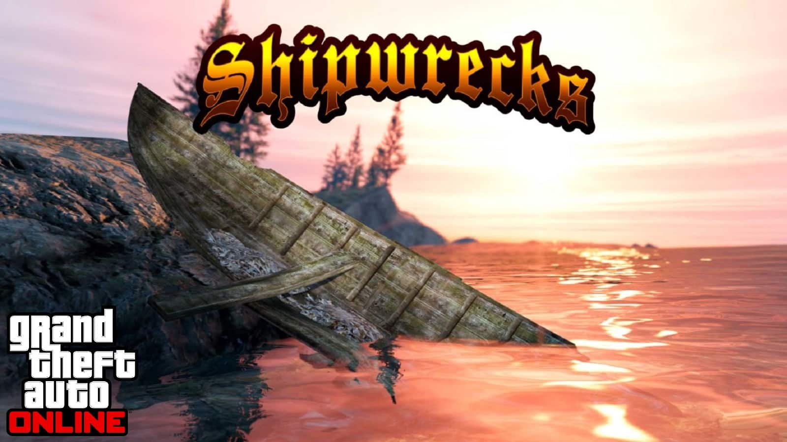 GTA Online Shipwrecks All Locations With Logo
