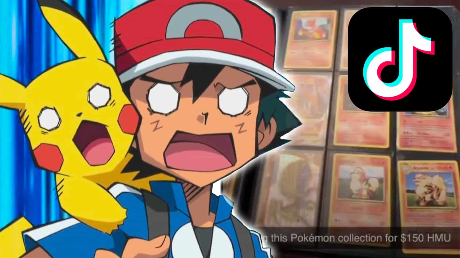 Pokemon fan freaks out after girlfriend "sells" Pokemon card collection in viral TikTok