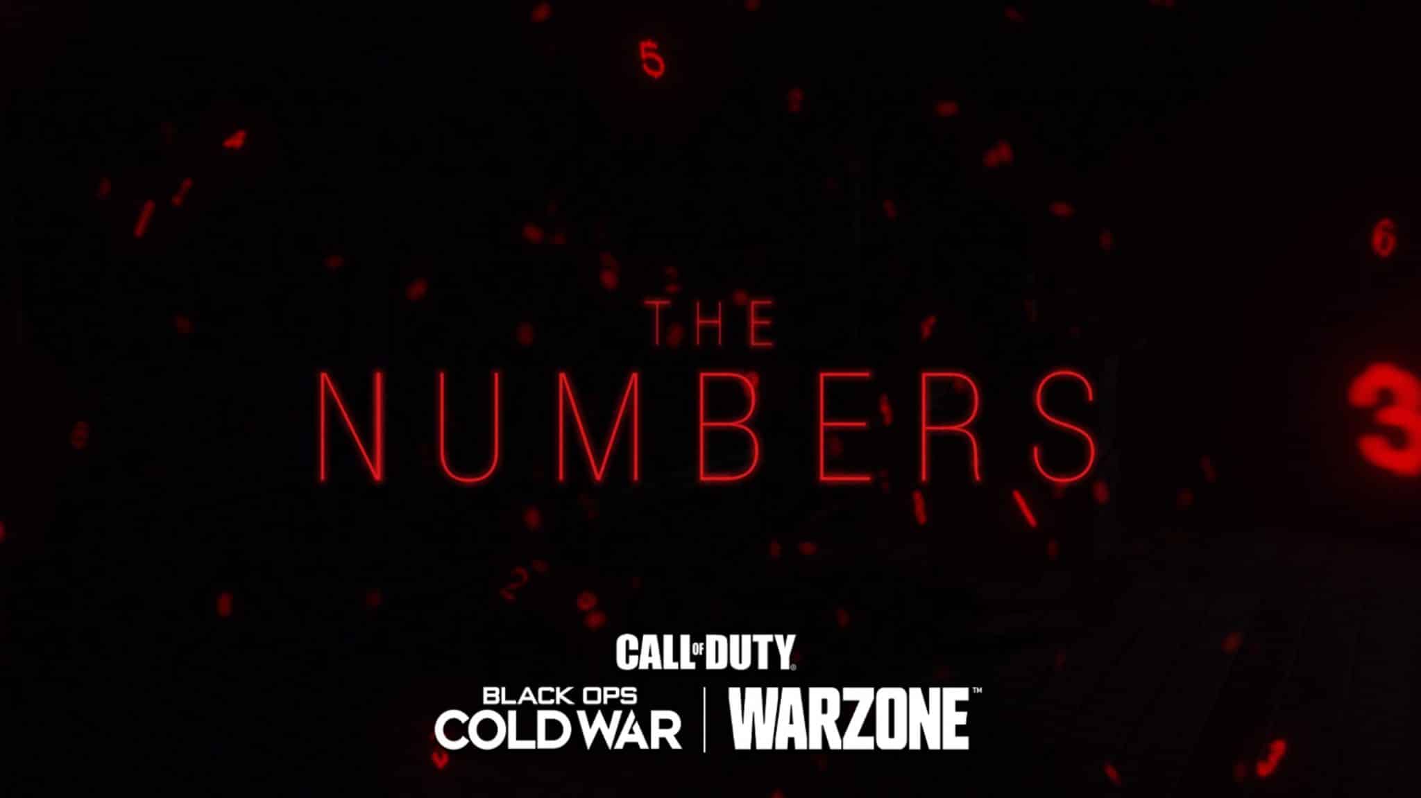 Warzone Cold War The Numbers event