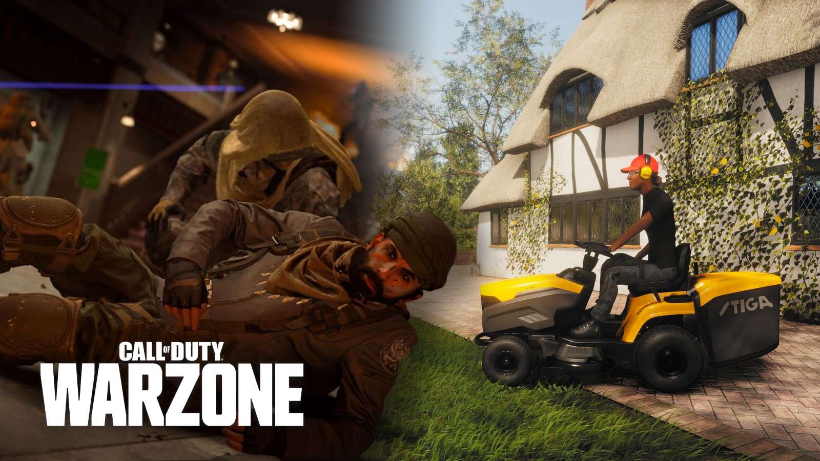 Lawn Mowing Simulator takes over Call of Duty Warzone Twitch