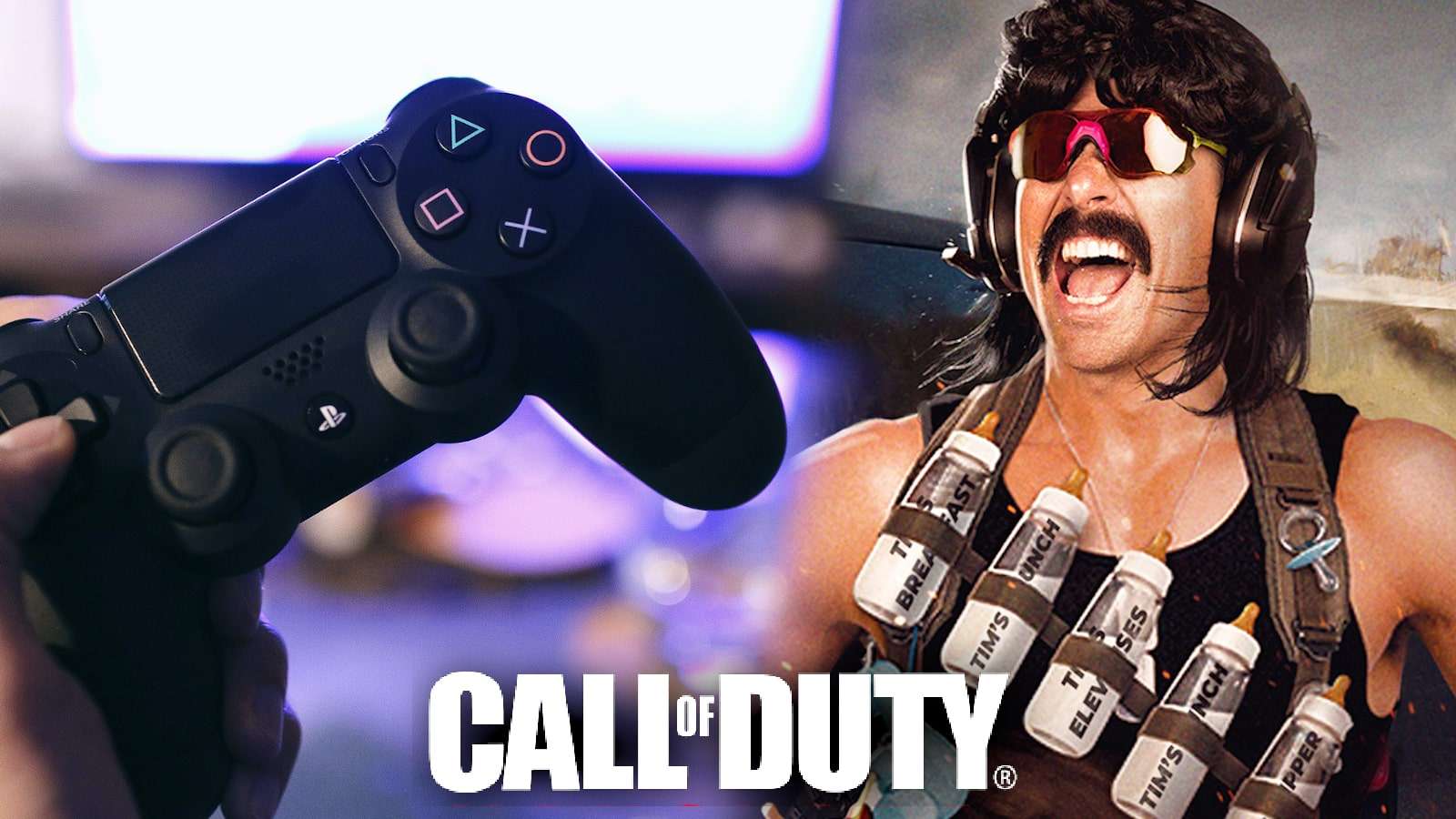dr disrespect insult controller aim assist call of duty legends respond warzone