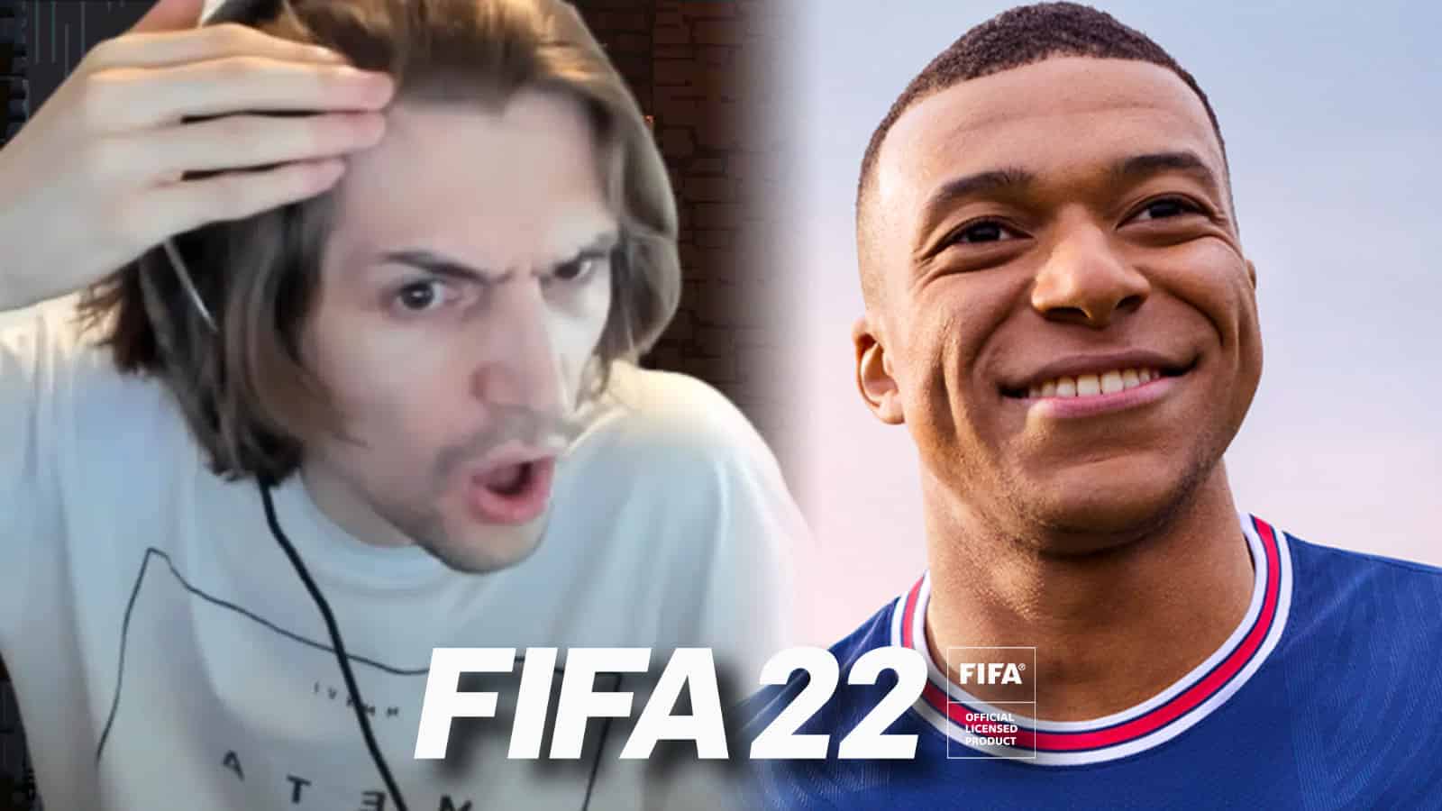 xQc FIFA 22 Ultimate Team rage