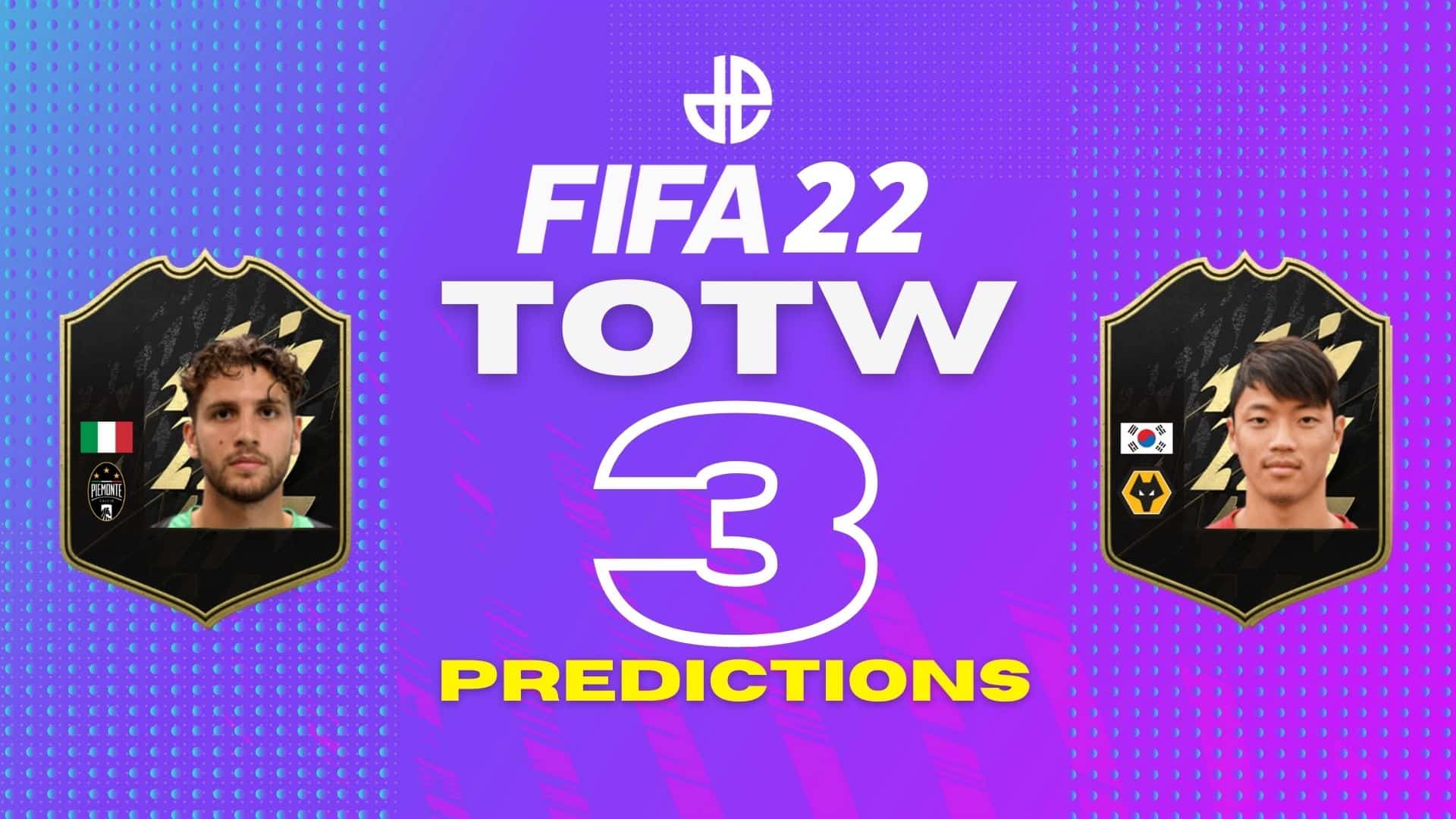 FIFA 22 TOTW cards for Team of the Week 3