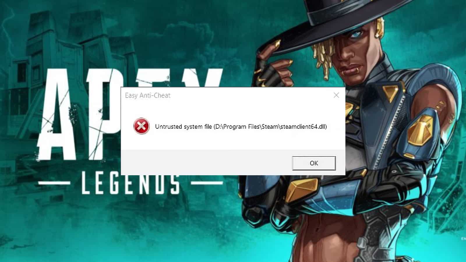 apex legends untrusted system file error fix