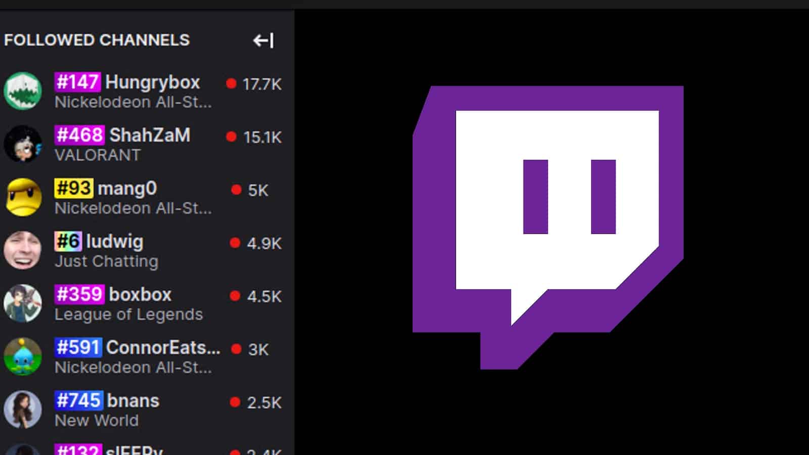 Twitch earnings extension with Twitch logo