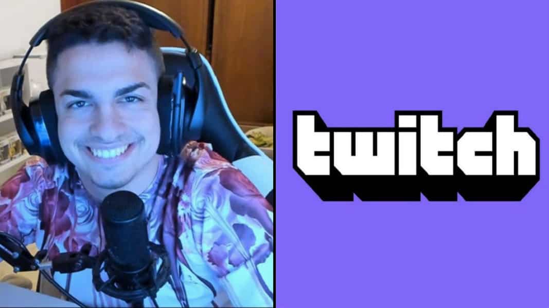 Spanish streamer MarkiLokurasY smiling at Twitch logo
