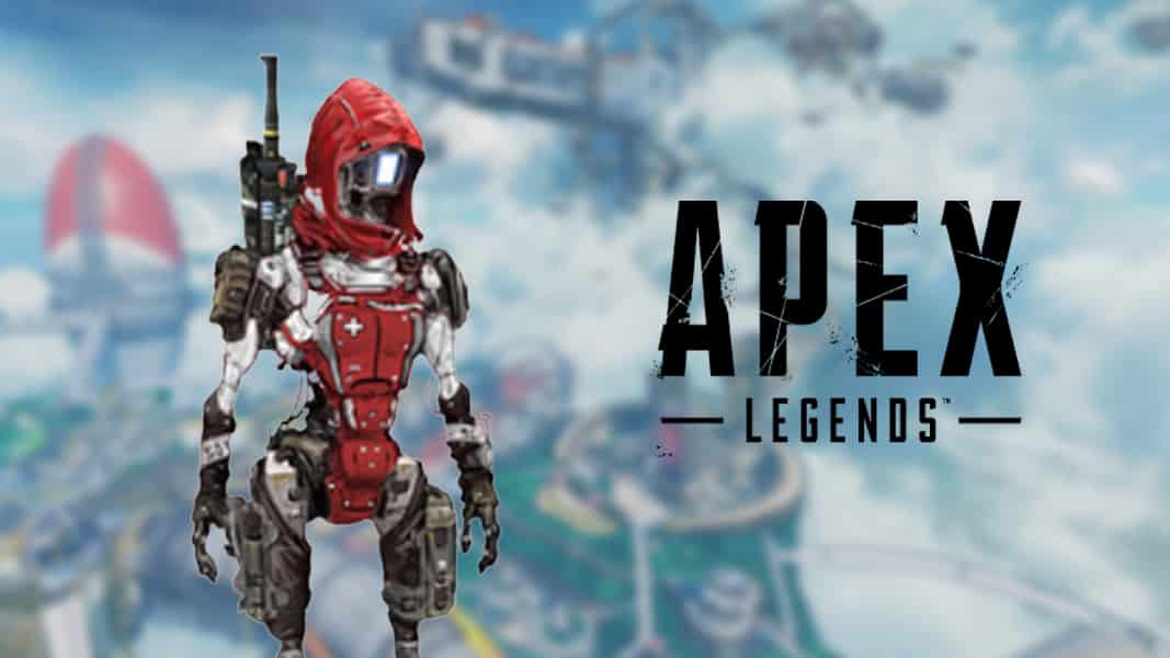 Warden character on Apex Legends background