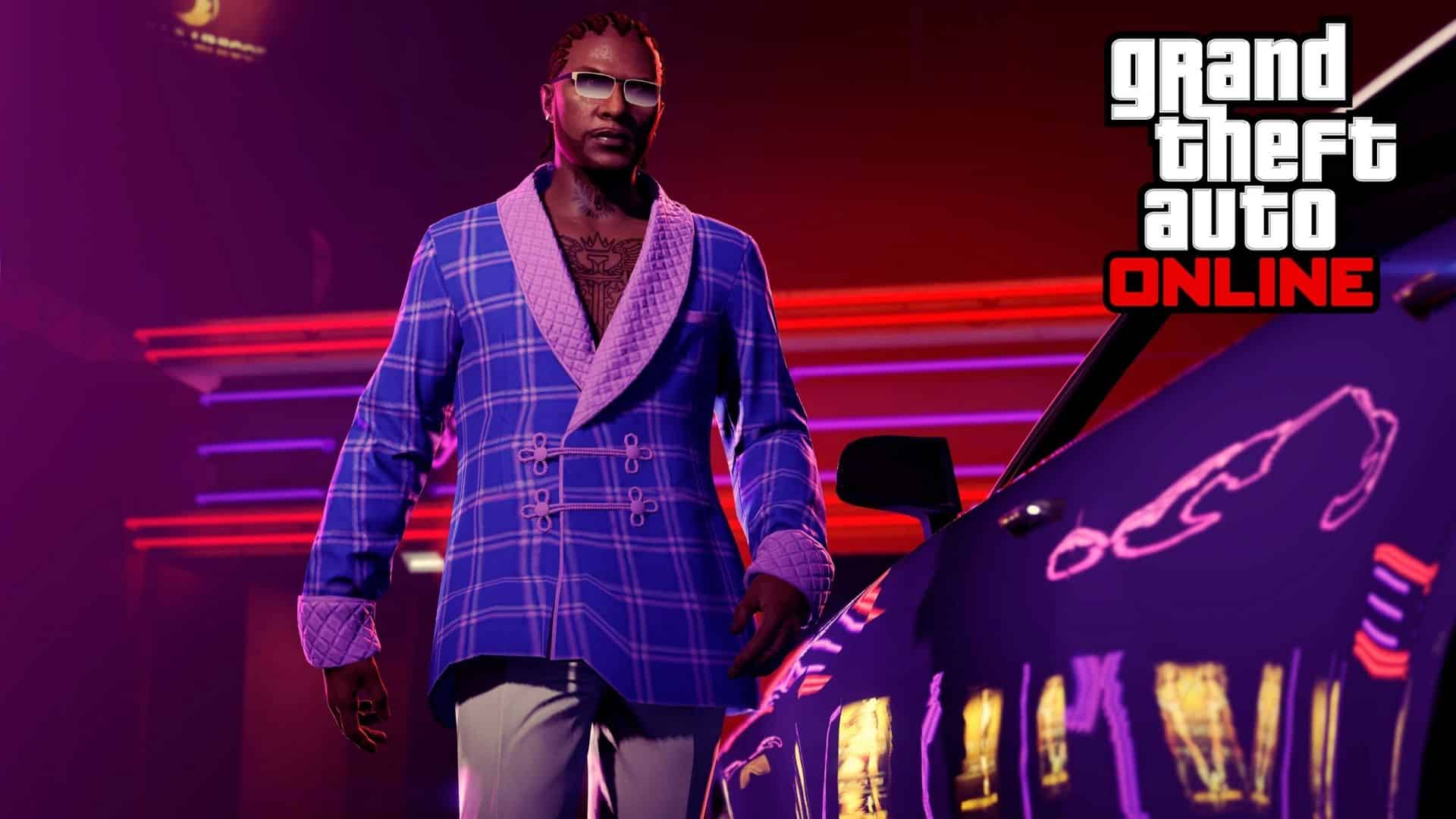 GTA character walking to his car from casino