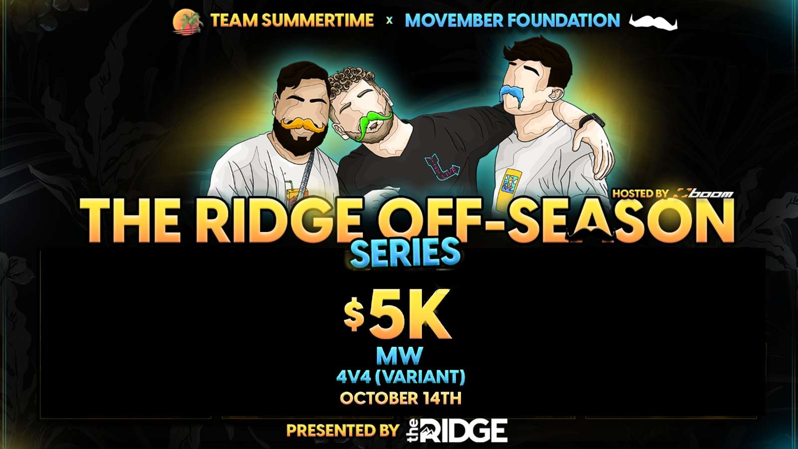 Hitch Ridge off season modern warfare tournament poster