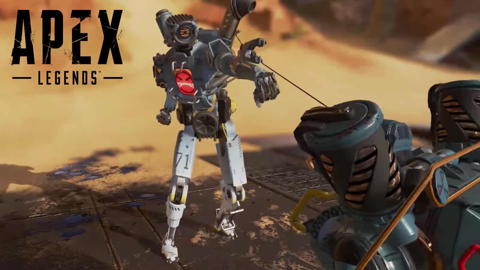 Pathfinder performing a finishing move in Apex Legends