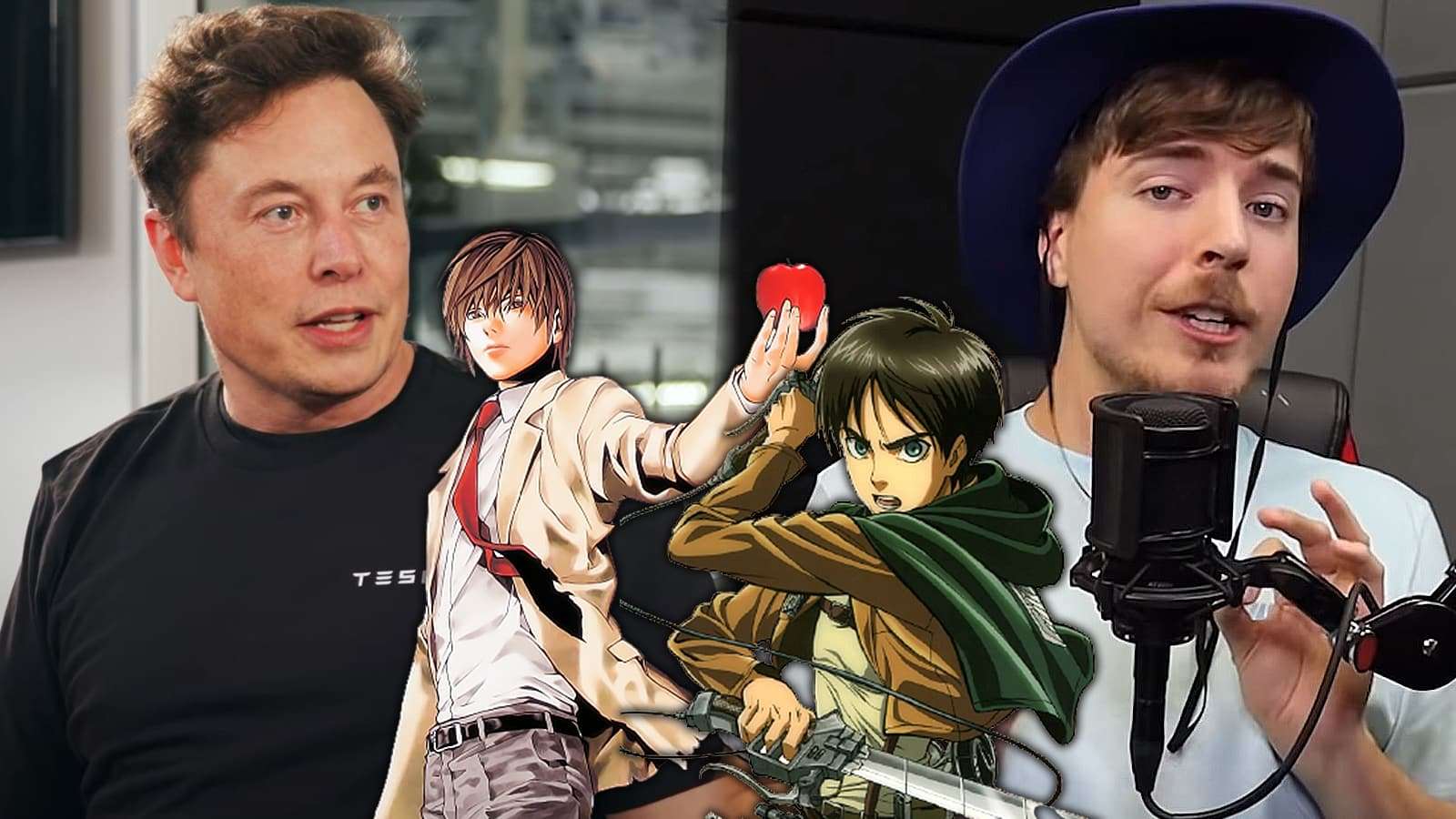 Elon Musk MrBeast anime recommendations