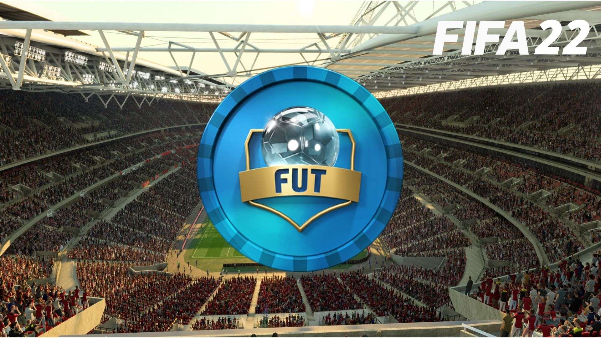 FIFA 22 FUT Draft token on top of Wembley