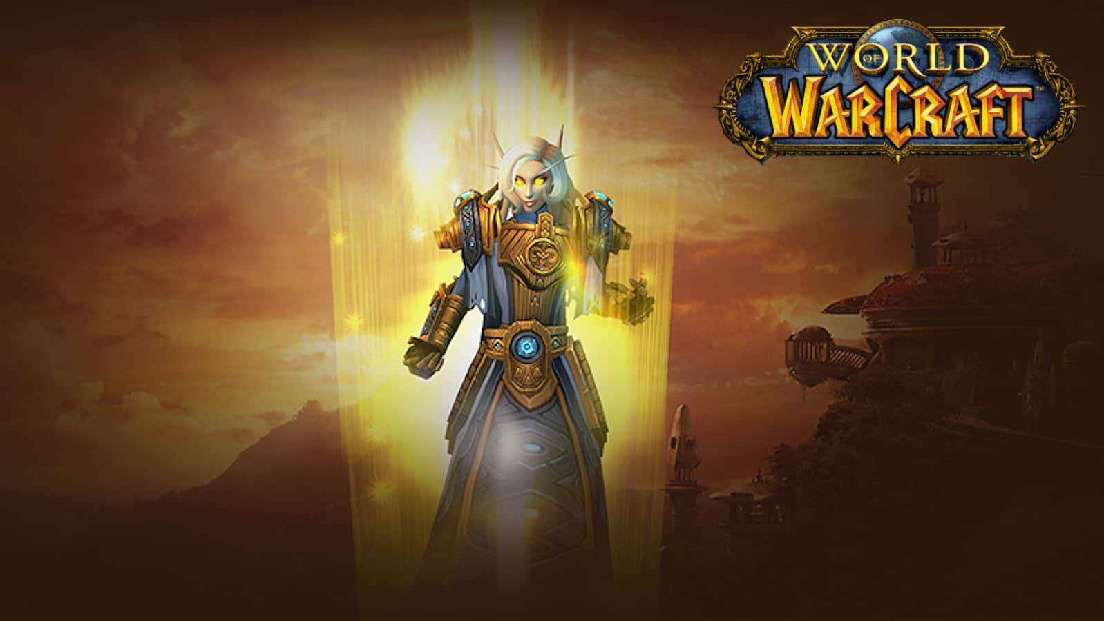 World of Warcraft character being boosted