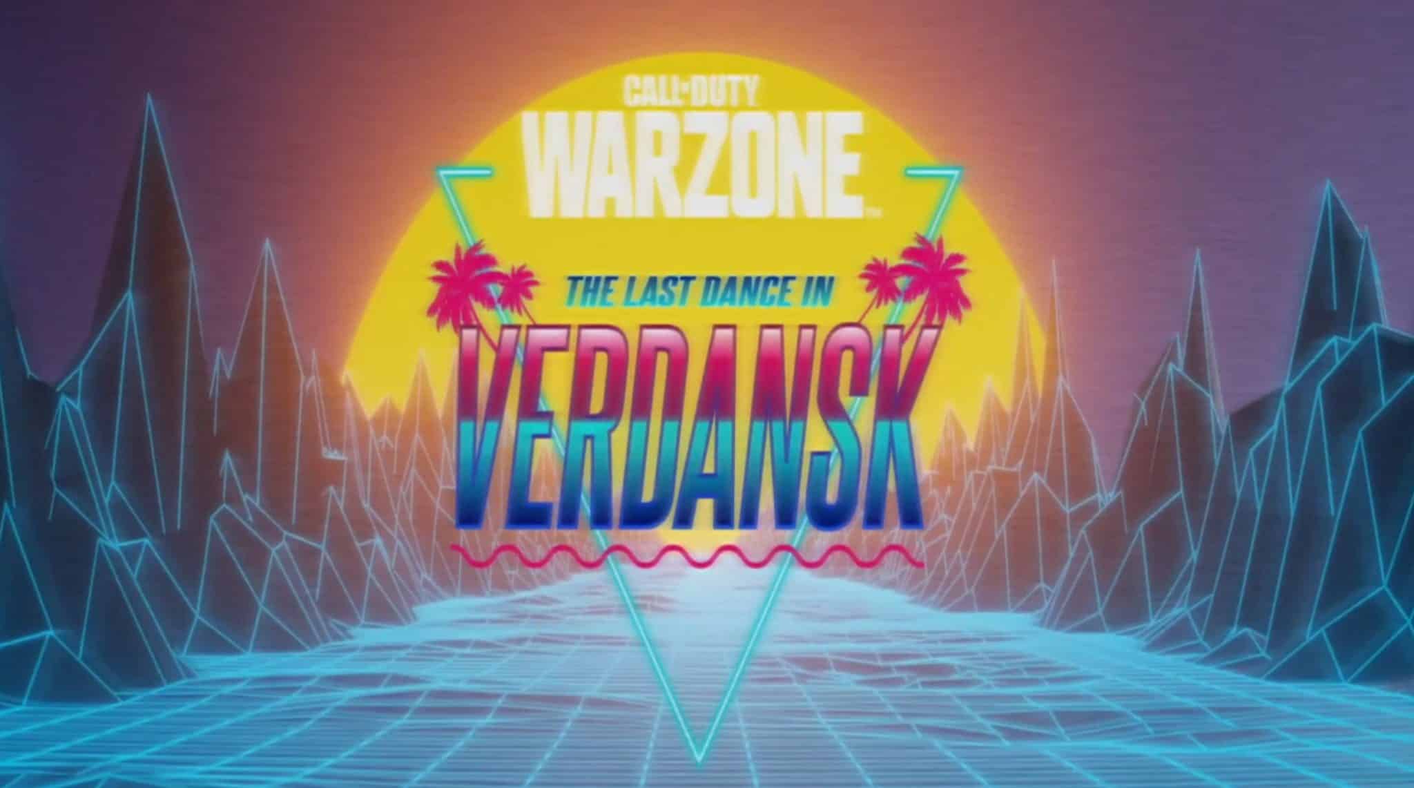 The Last Dance in Verdansk announcement artwork