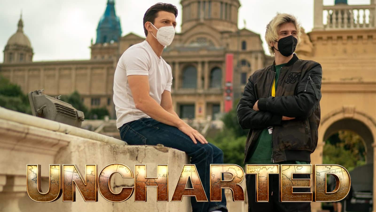 El Rubius and Tom Holland in Uncharted