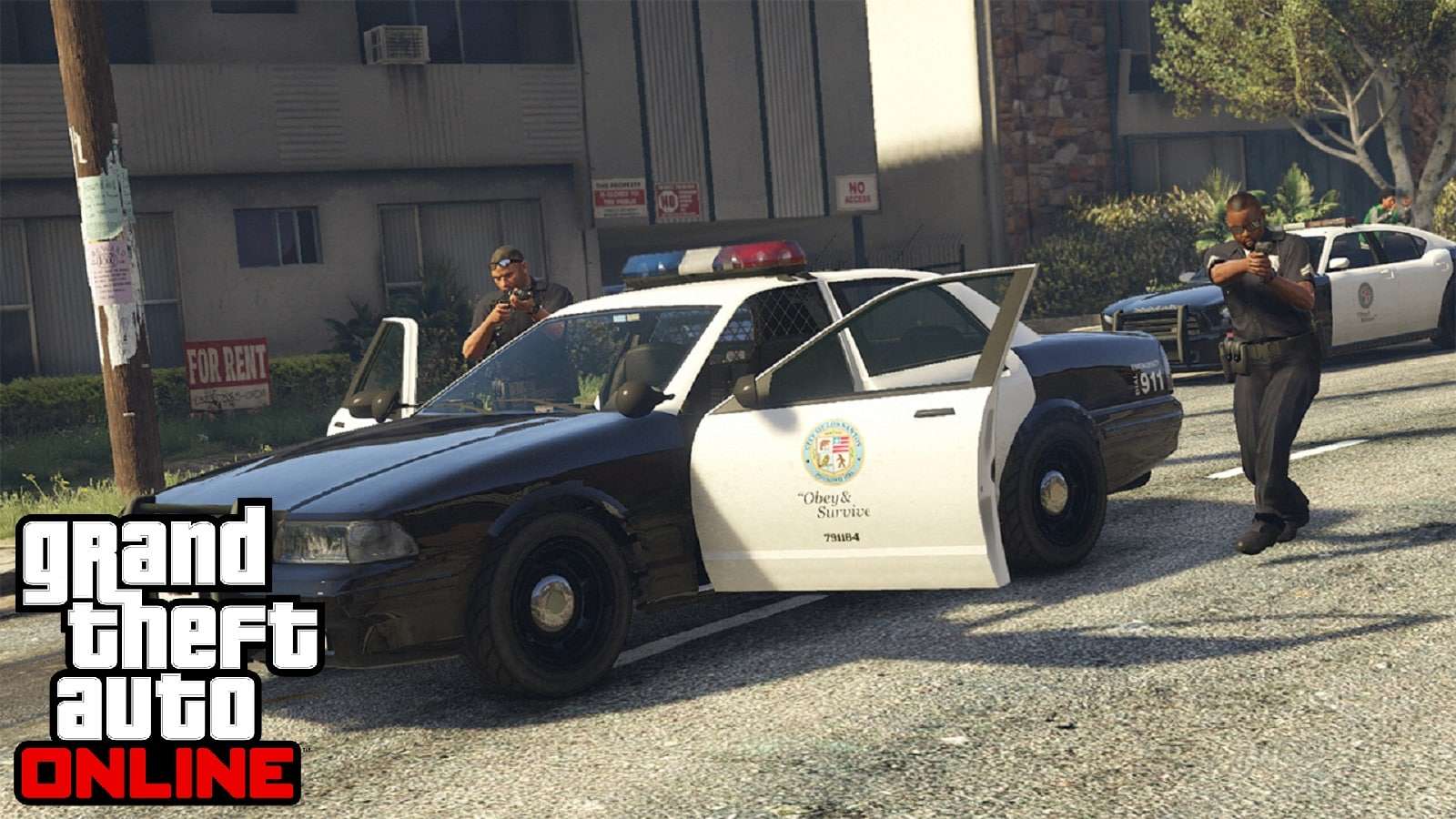 GTA Online Cop Spawns Players Mindblown With Logo