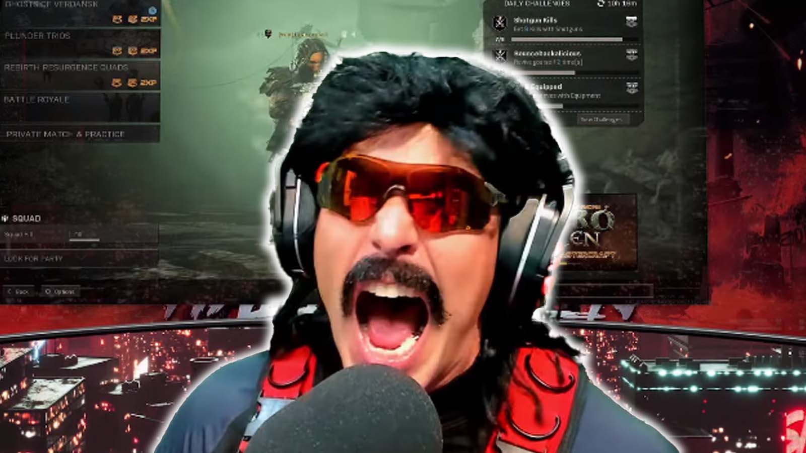 dr disrespect screaming