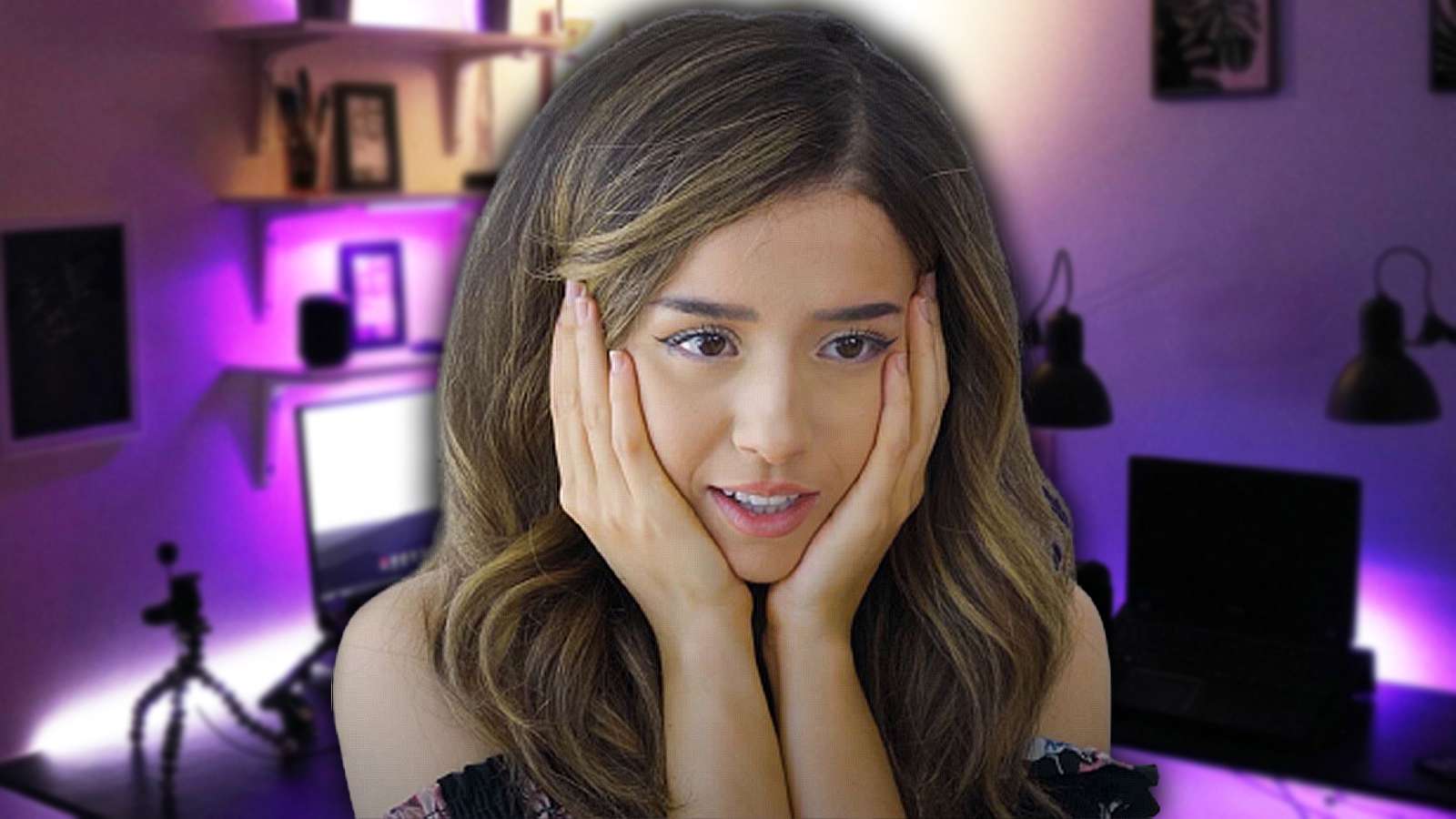 Pokimane terrified after almost setting stream setup on fire