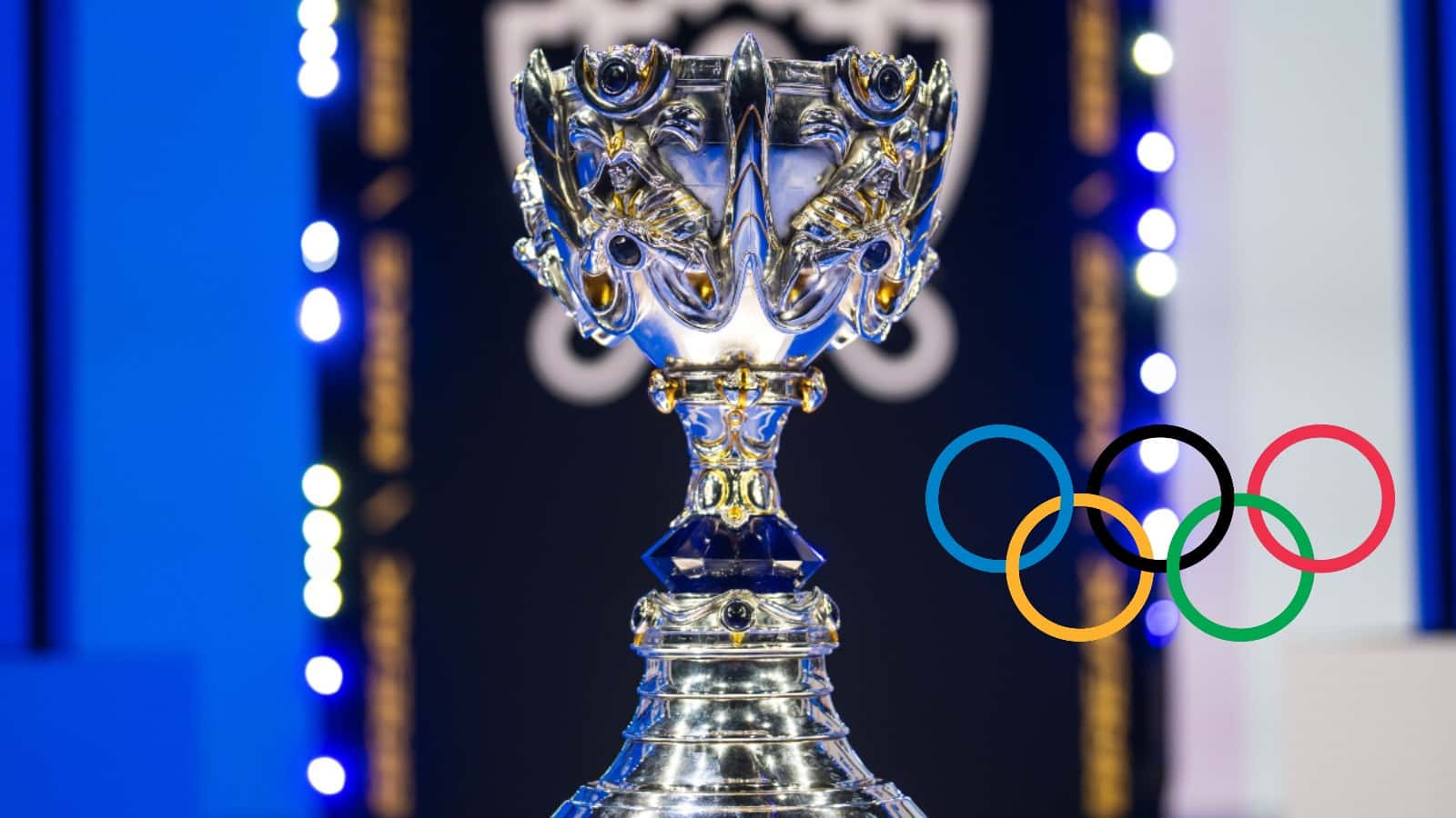 Picture of Summoner's Cup with the Olympic Rings