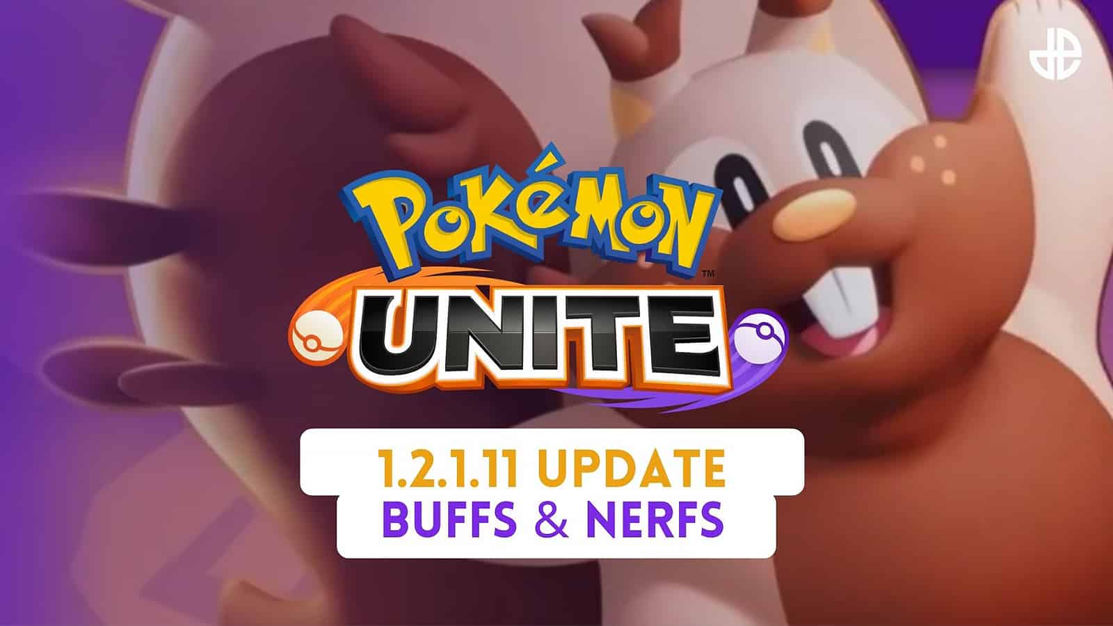 Pokemon Unite Greedent next to Update image