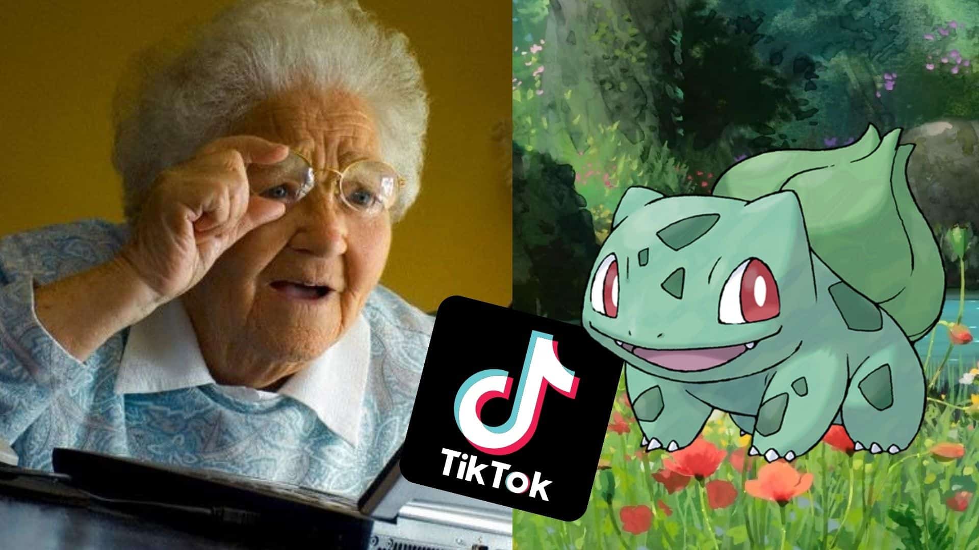bulbasaur with grandma meme