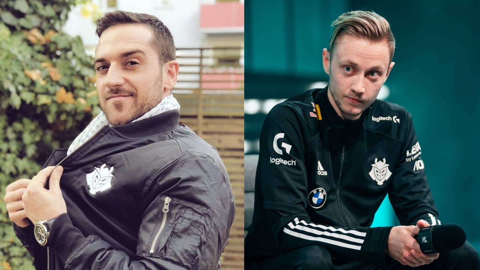 Images of G2 owner Carlos and G2 ADC Rekkles