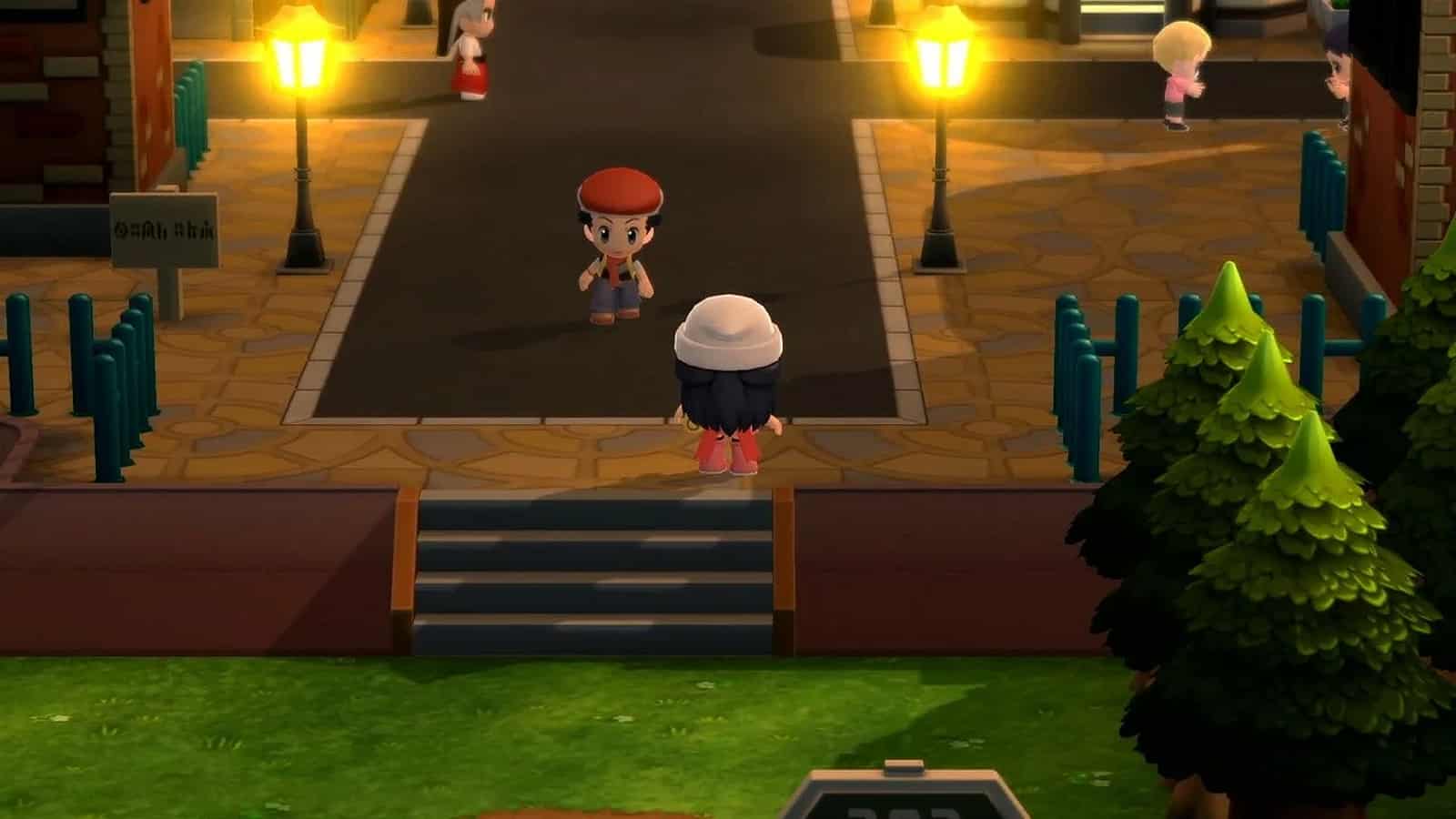 screenshot of pokemon brilliant diamond & shining pearl