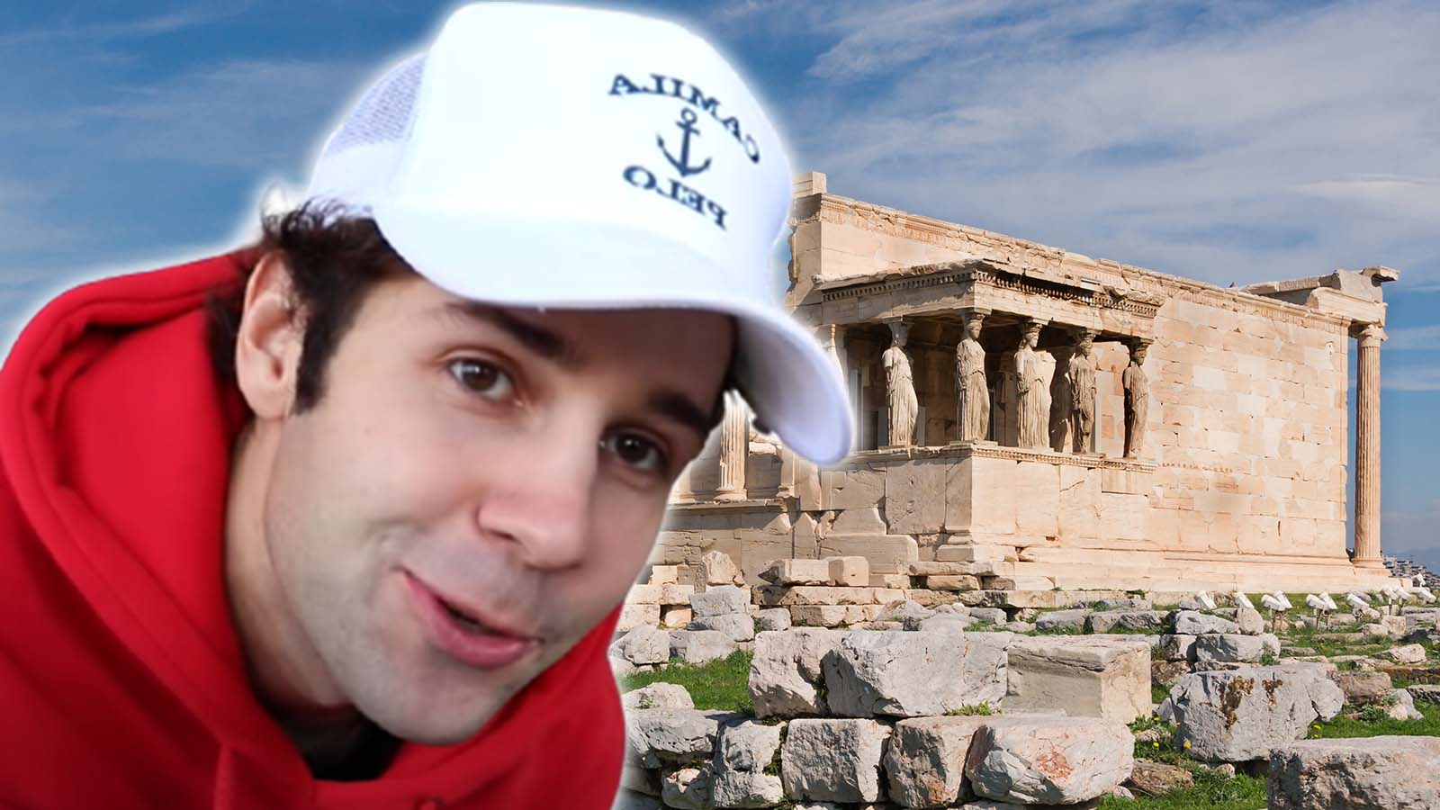 david dobrik acropolis of athens greece