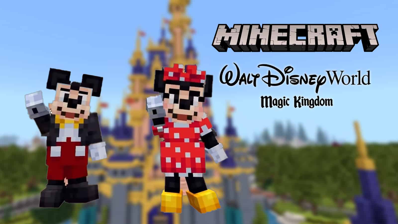 Minecraft Walt Disney Magic Kingdom