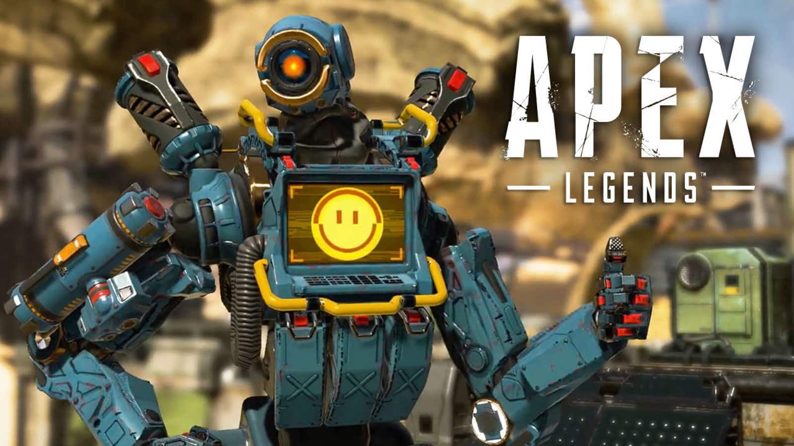 Pathfinder from Apex Legends gives the camera a thumbs up