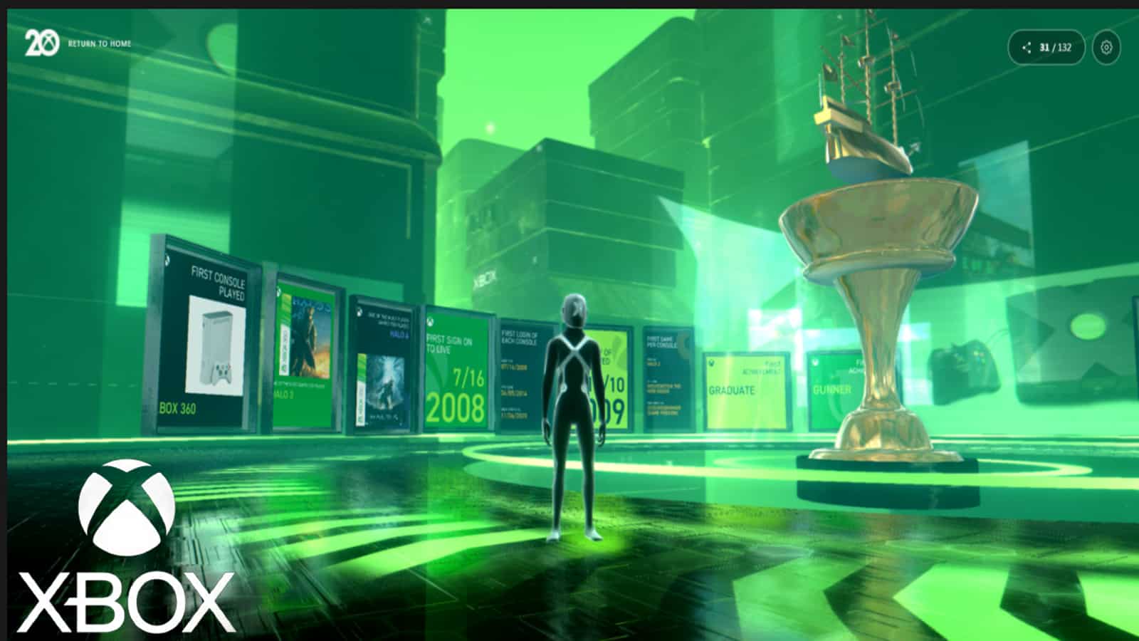 Xbox Museum showcase image with Xbox logo attached