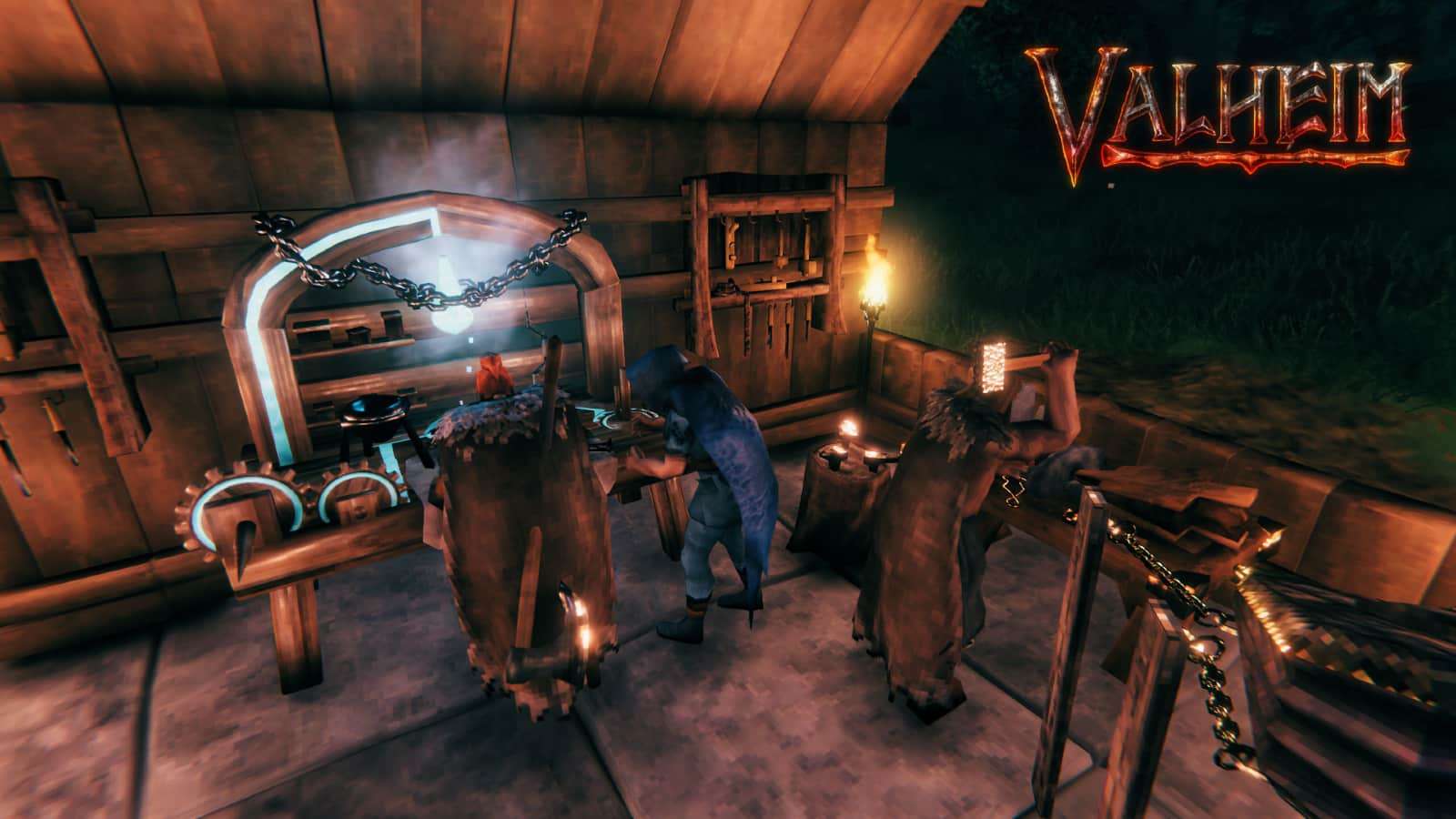 valheim how to repair tools with workbench