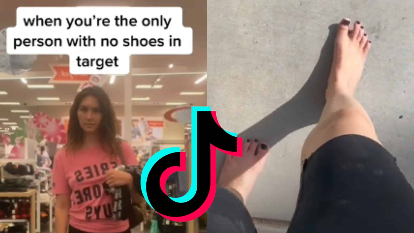 Barefoot tiktoker goes viral