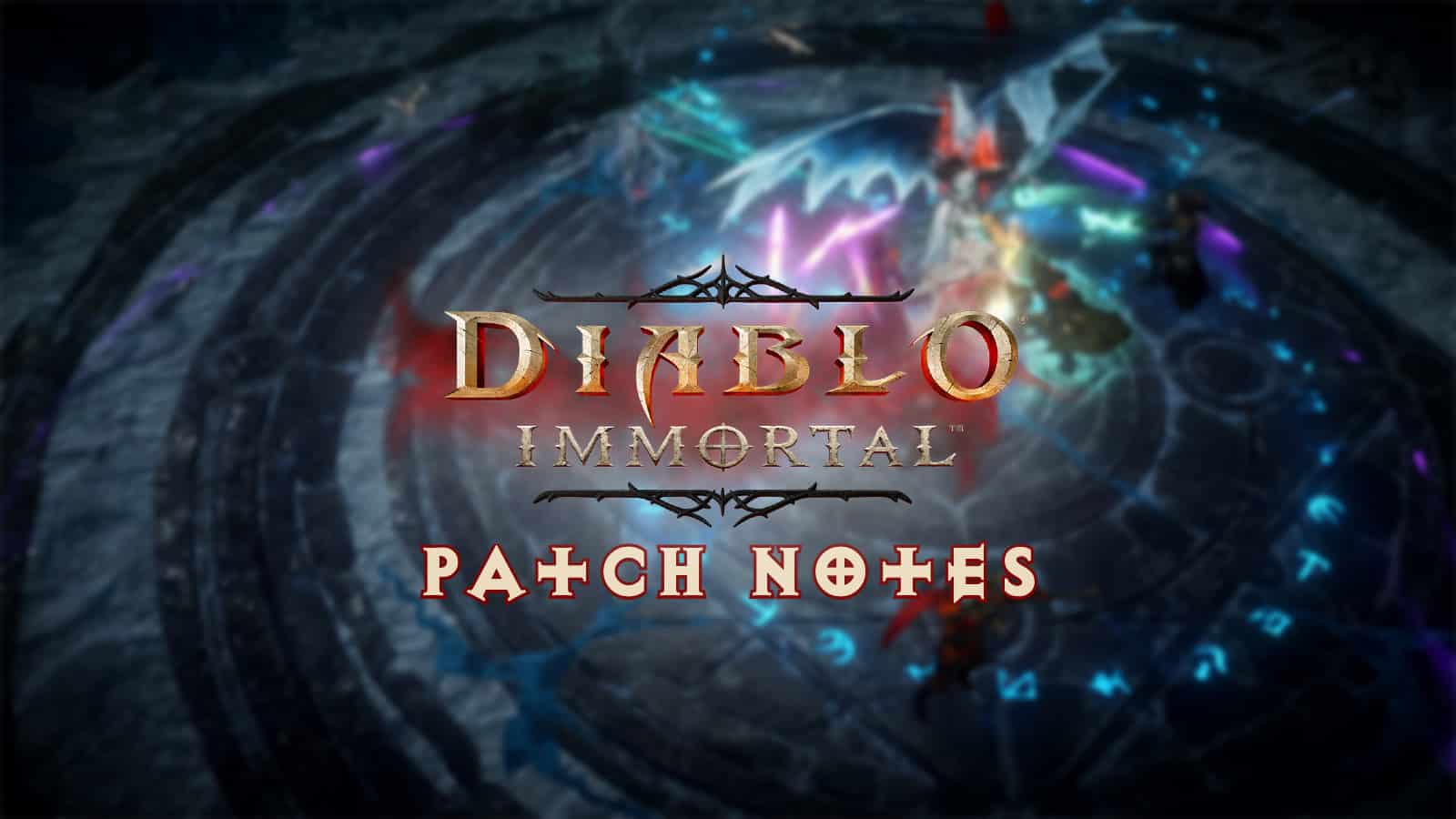 diablo immortal closed beta patch notes and hotfixes image
