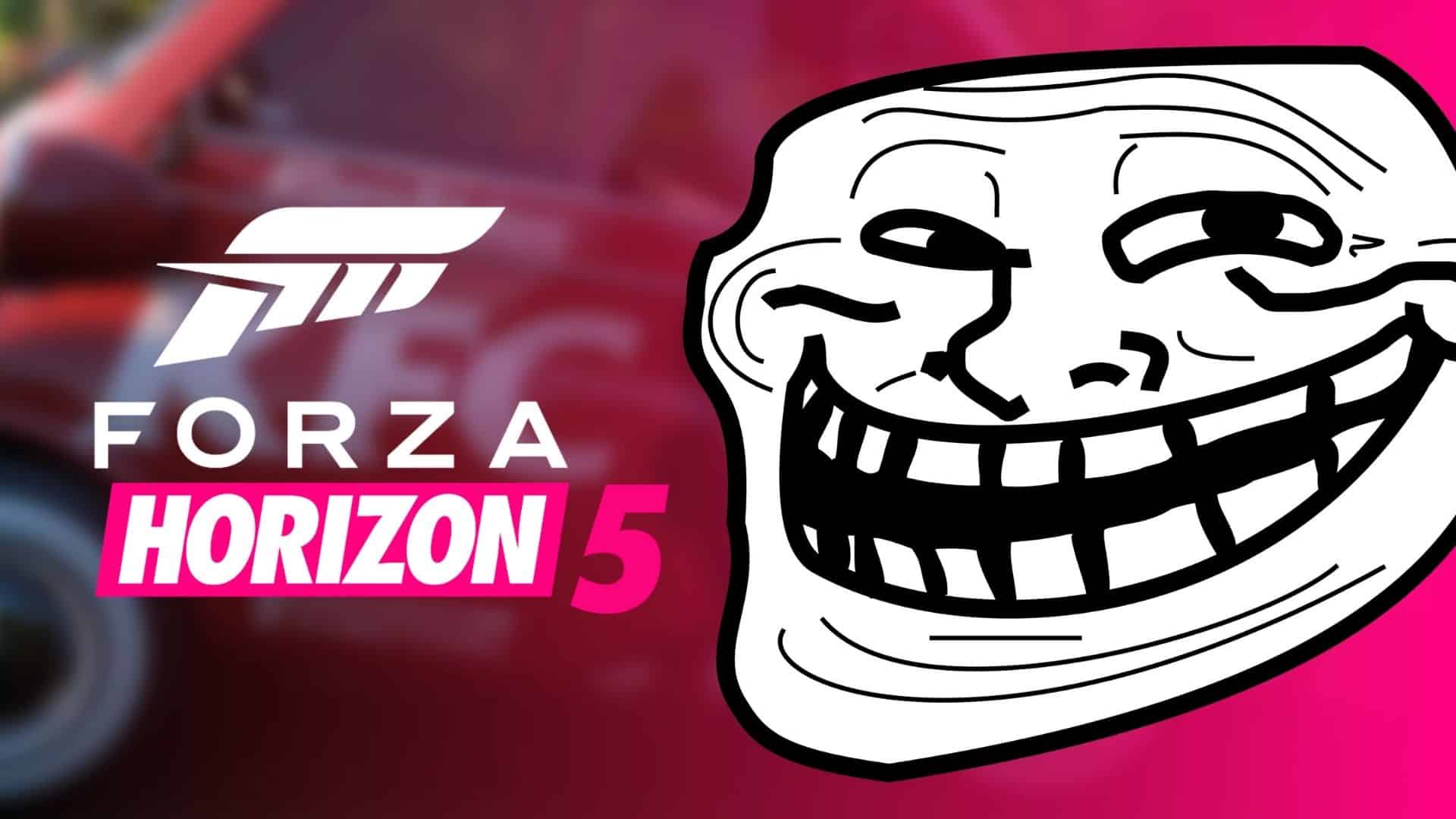 forza horizon 5 livery with troll face