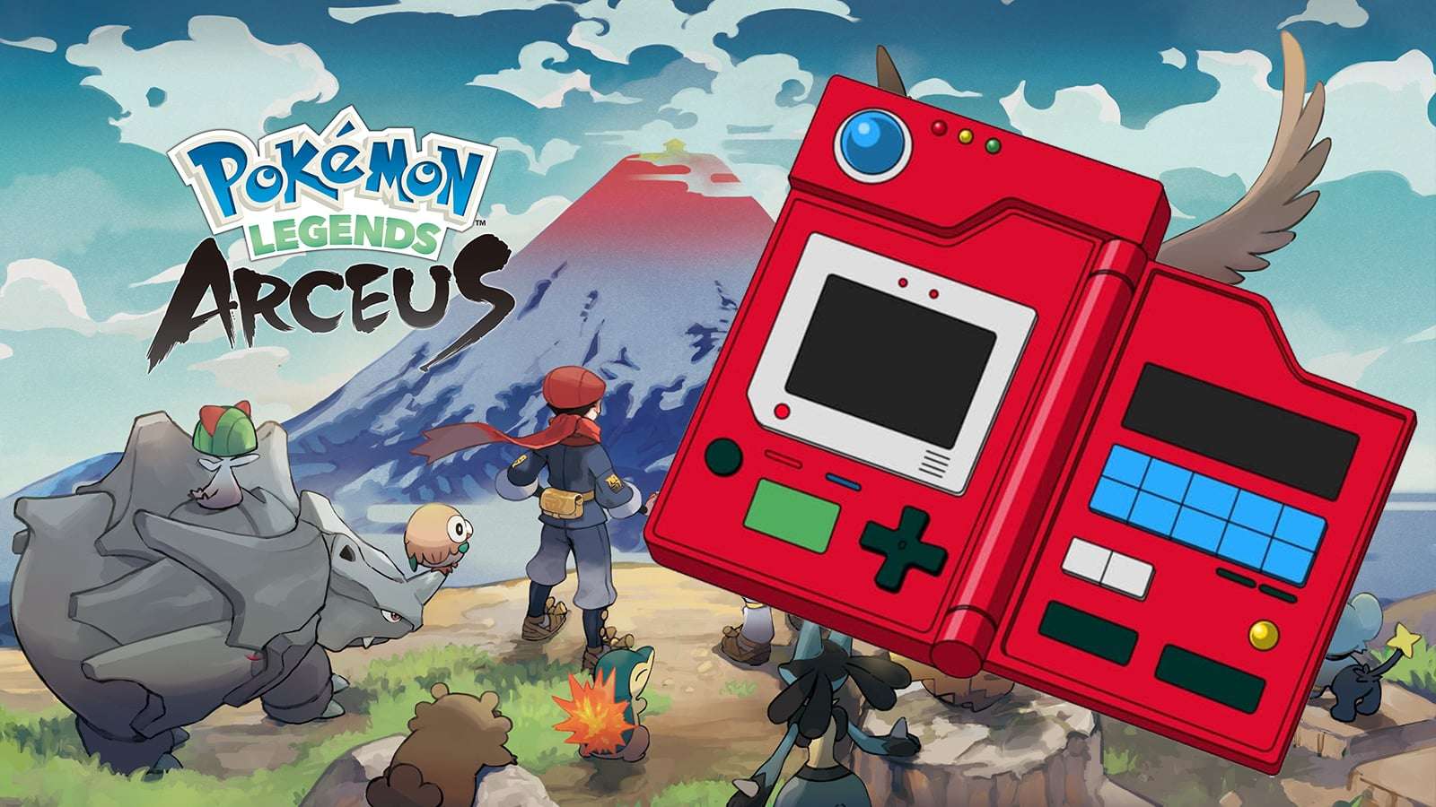 Pokemon Legends Arceus artwork next to Pokedex image