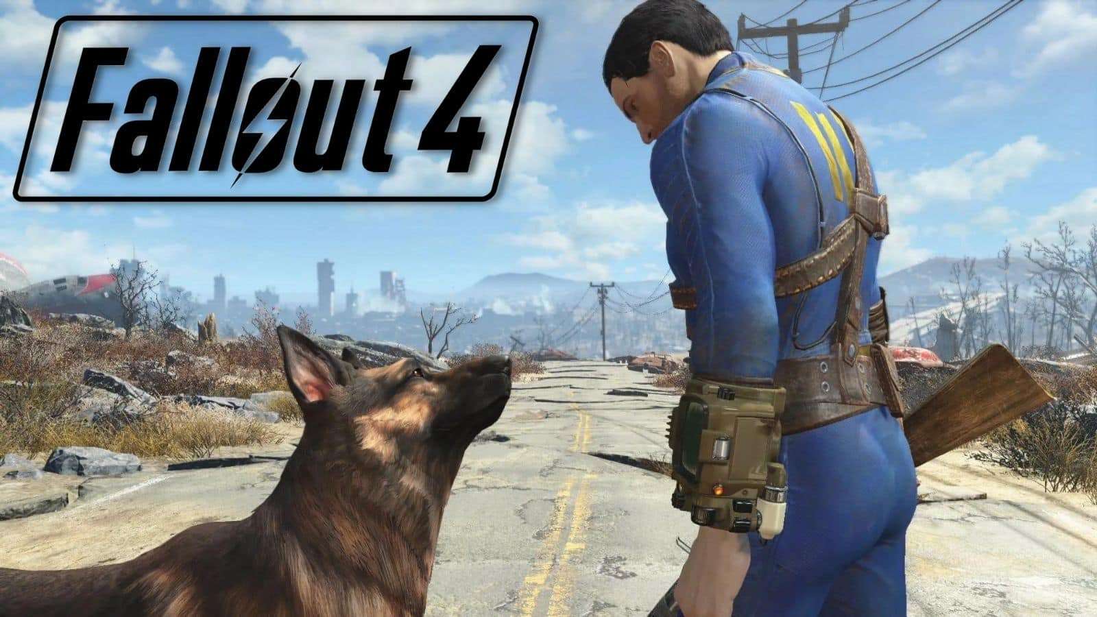 fallout 4 dog and man