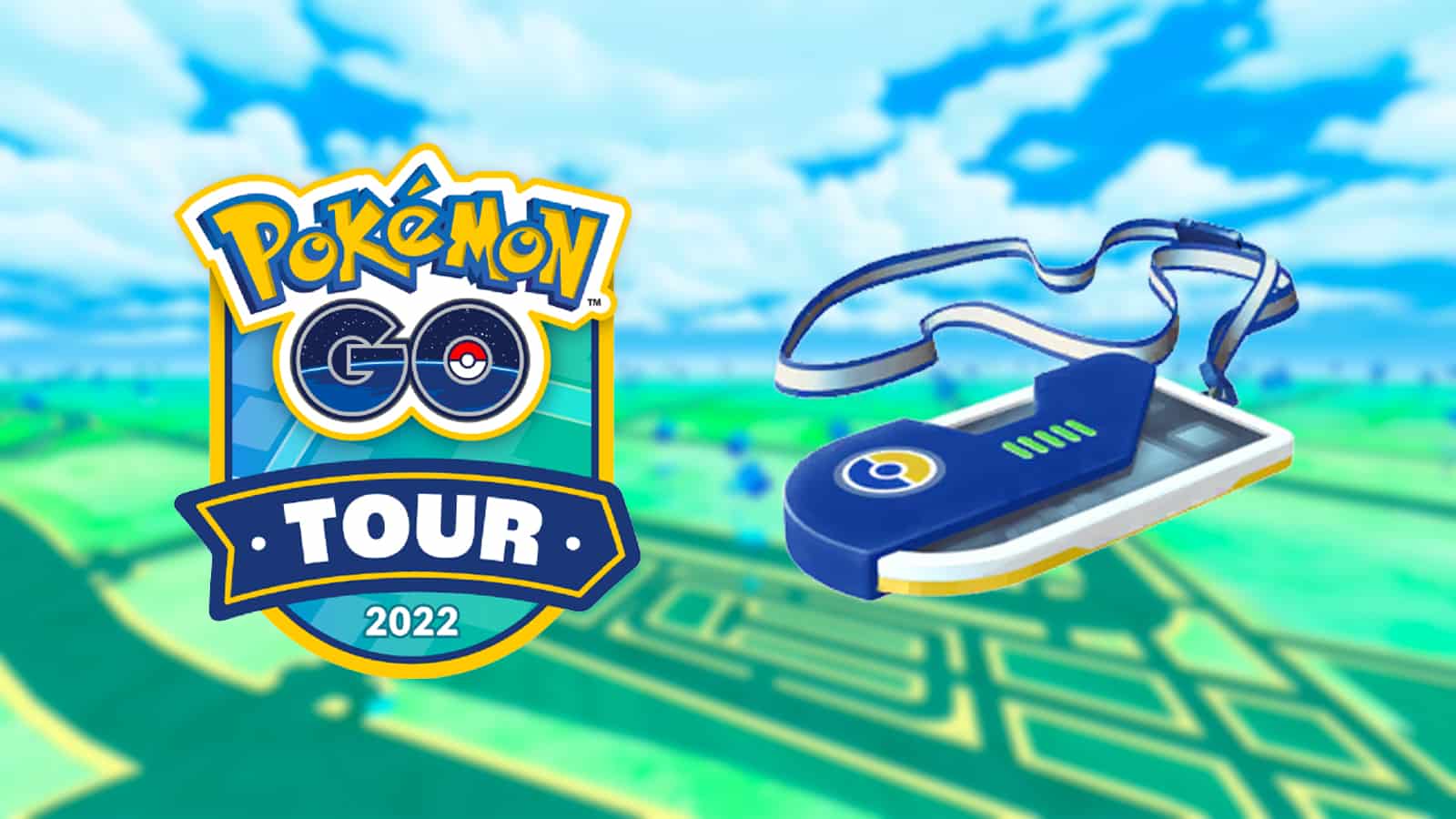 The logo for Pokemon Go Johto Tour next to a ticket for the event