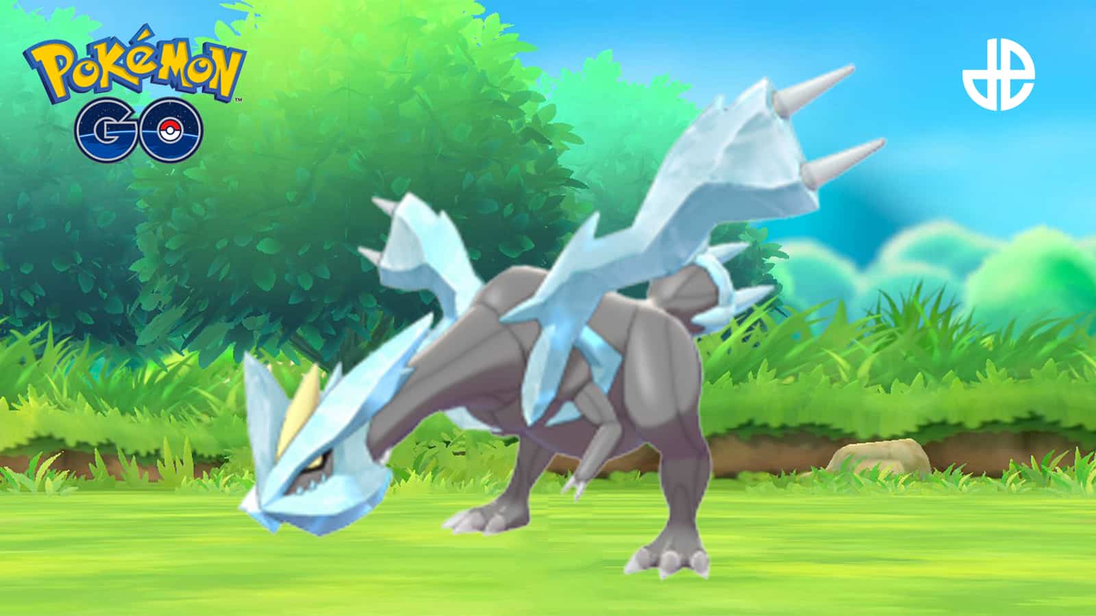 Kyurem appearing in Pokemon Go's 5-Star Raid Battles with the best counters for its weaknesses