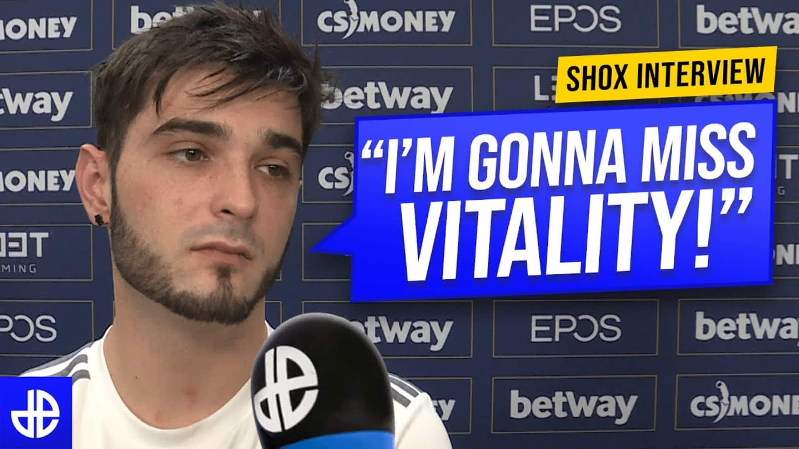Shox bids emotional farewell to Vitality in last ever interview for the team | BLAST CSGO Interview