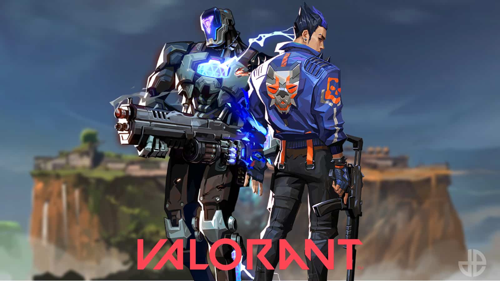 kay/o and yoru stand against fracture background valorant