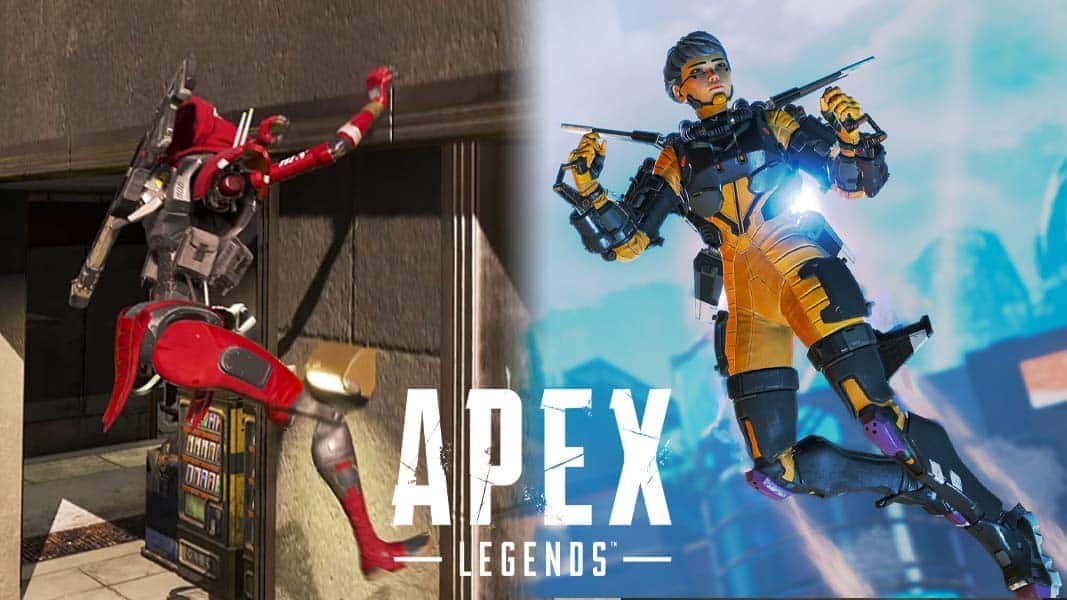 Revenant climbing and Valkyrie hovering in Apex