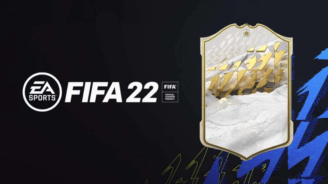 FIFA 22 ICON template on background