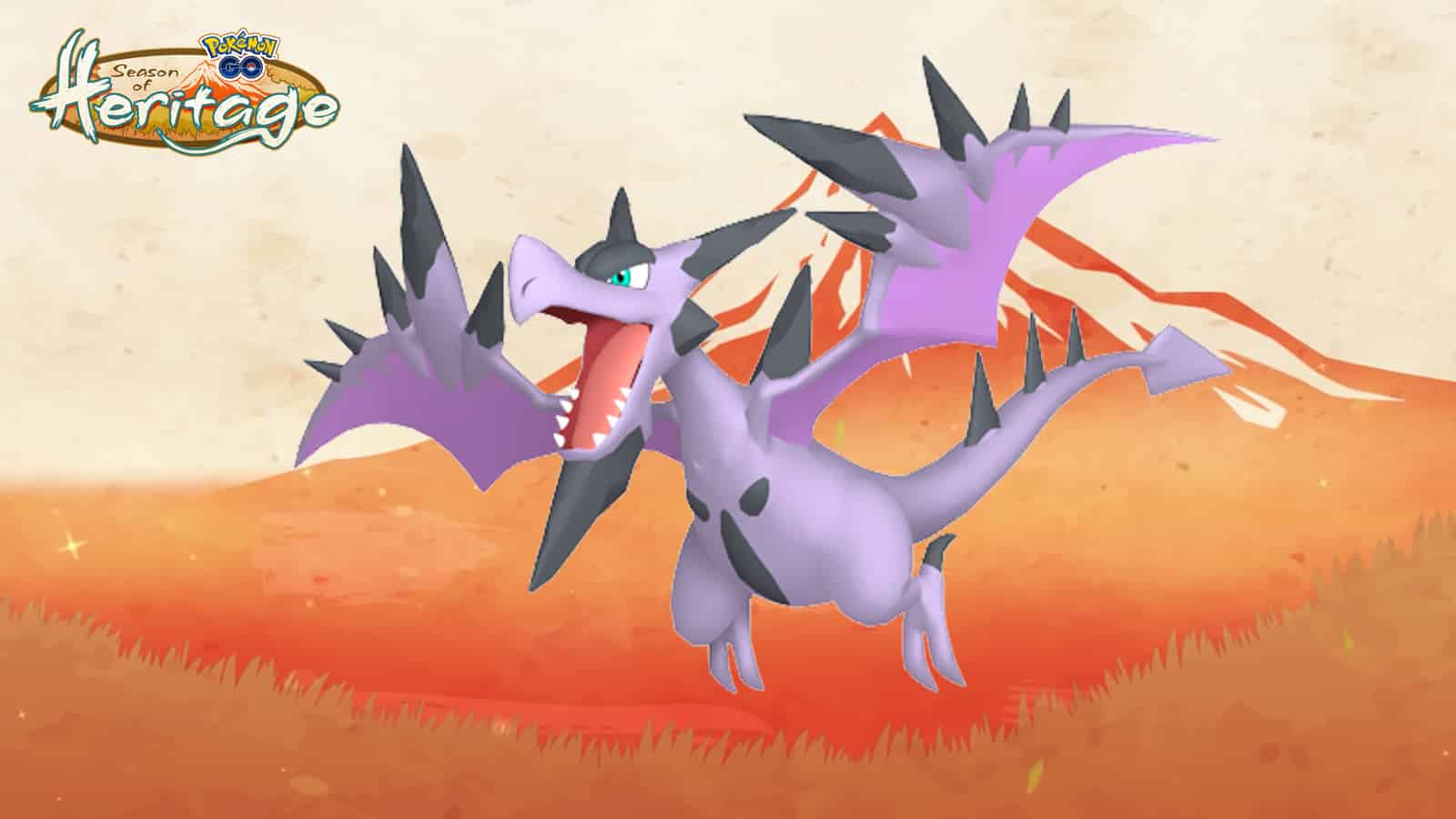 An image of Mega Aerodactyl in Pokemon Go