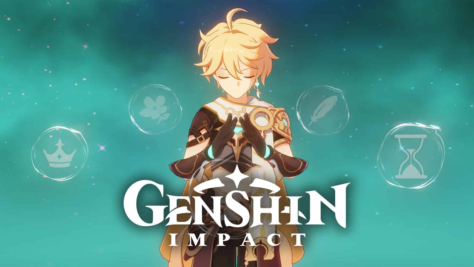 Aether selecting artifacts in Genshin Impact