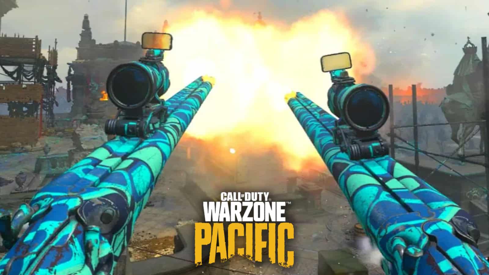 call of duty warzone pacific double barrel shotguns