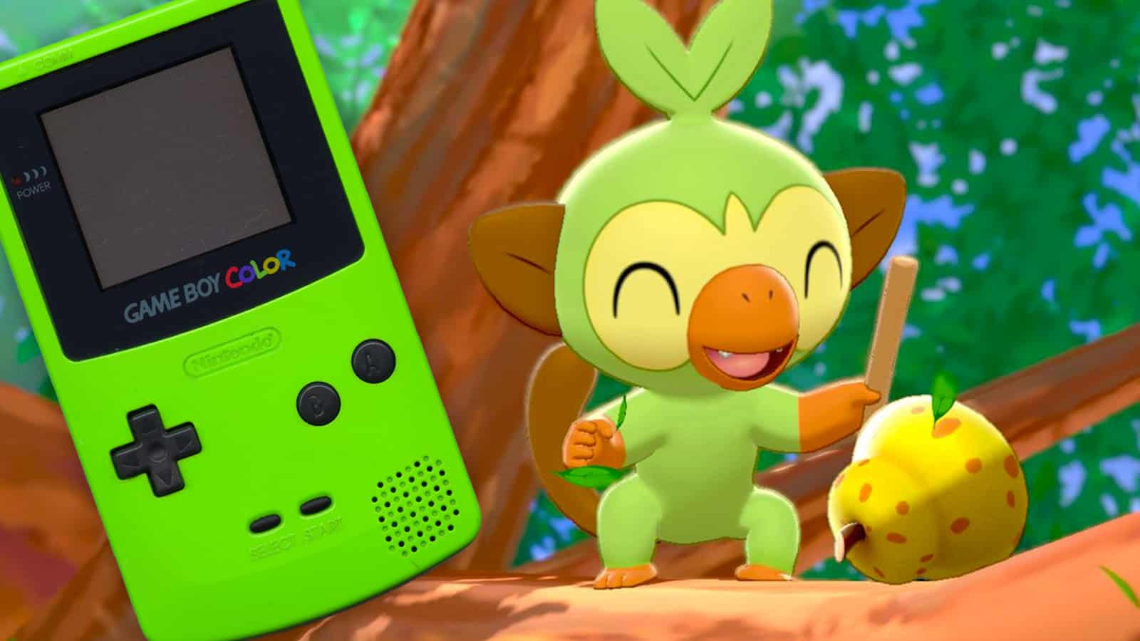 Pokemon Sword and Shield recreated for the Game Boy Color